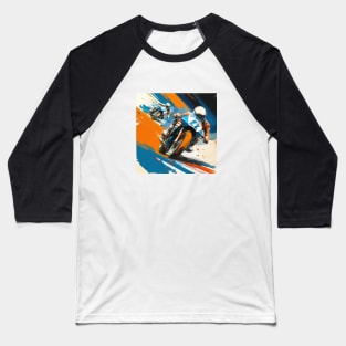 Retro Motorsports Baseball T-Shirt